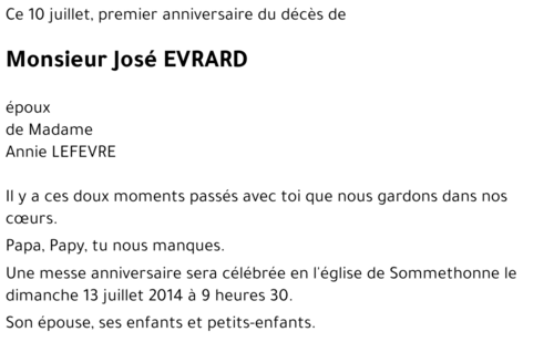 José EVRARD