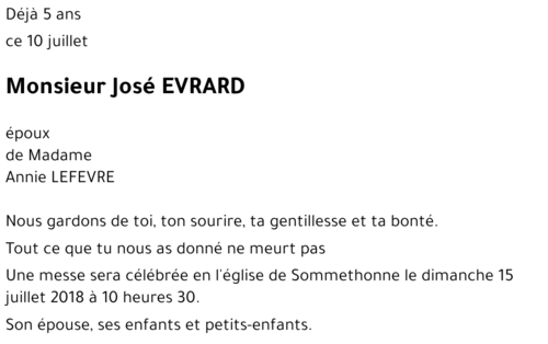 José EVRARD