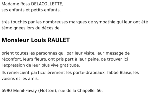 Louis RAULET