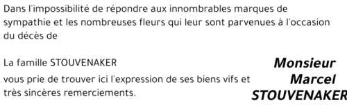Marcel STOUVENAKER