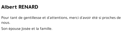 Albert RENARD