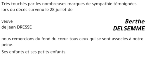 Berthe DELSEMME