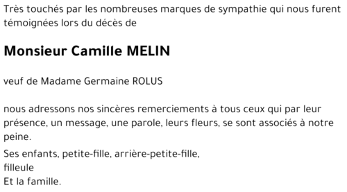 Camille MELIN