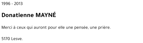 Donatienne MAYNE