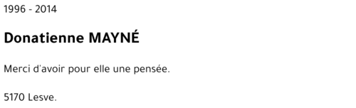 Donatienne MAYNE