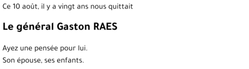 Gaston RAES