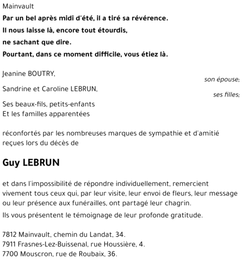 Guy LEBRUN