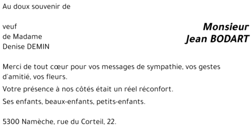Jean BODART
