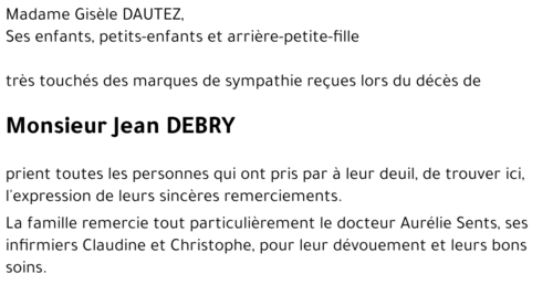 Jean DEBRY