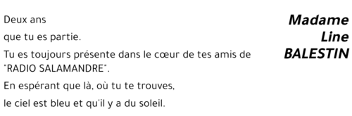 Line BALESTIN