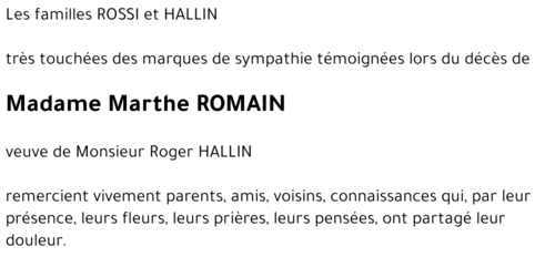 Marthe ROMAIN