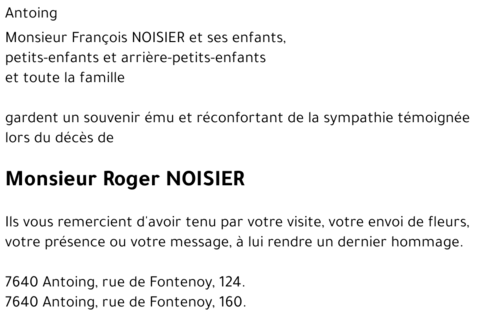 Roger NOISIER