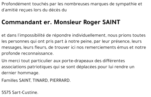 Roger SAINT