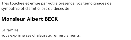 Albert BECK