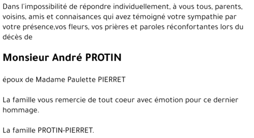 André PROTIN