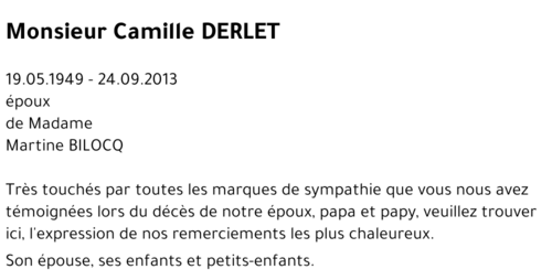 Camille DERLET