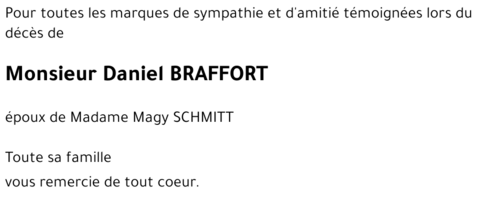 Daniel BRAFFORT