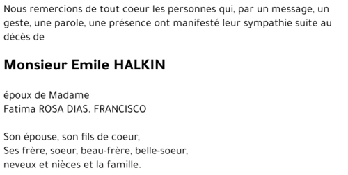 Emile HALKIN