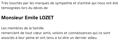 Emile LOZET