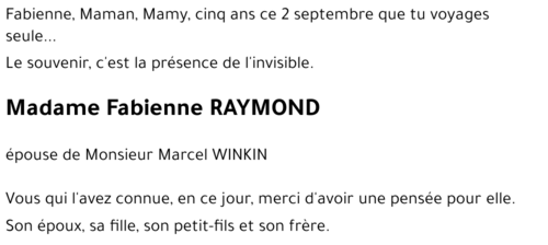 Fabienne RAYMOND