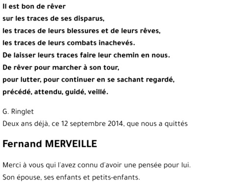 Fernand MERVEILLE