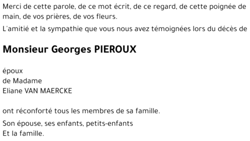 Georges PIEROUX