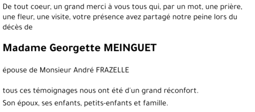 Georgette MEINGUET