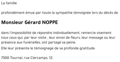 Gérard NOPPE