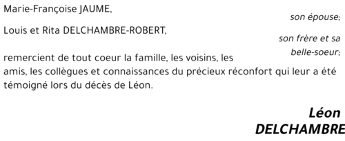 Léon DELCHAMBRE