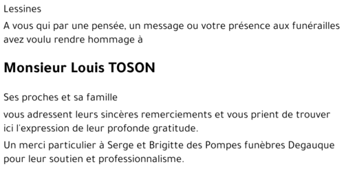 Louis TOSON