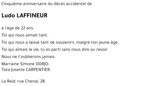 Ludo LAFFINEUR