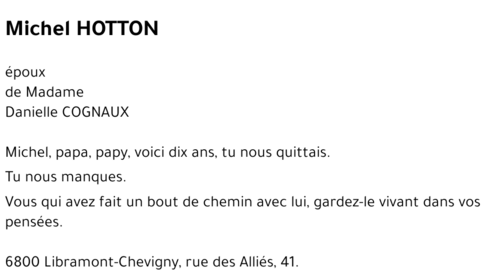 Michel HOTTON