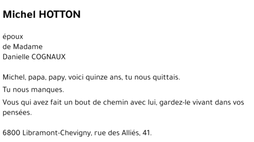Michel HOTTON