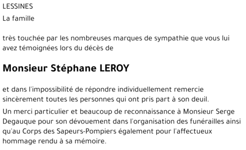 Stéphane LEROY