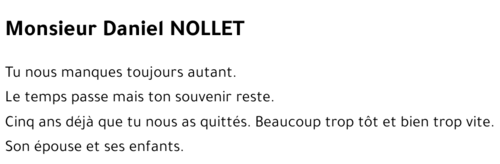 Daniel NOLLET