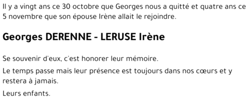 Georges DERENNE