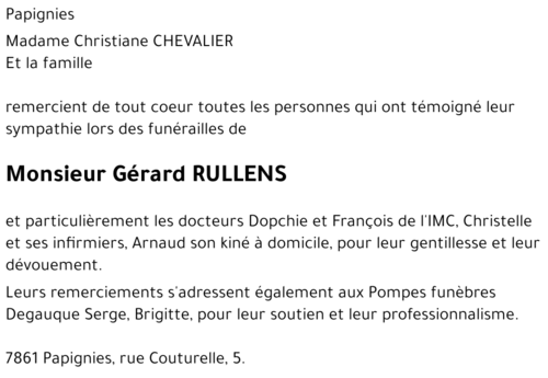 Gérard RULLENS