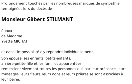 Gilbert STILMANT