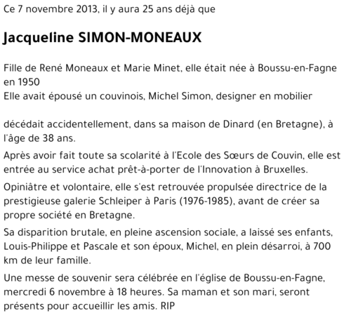 Jacqueline SIMON-MONEAUX