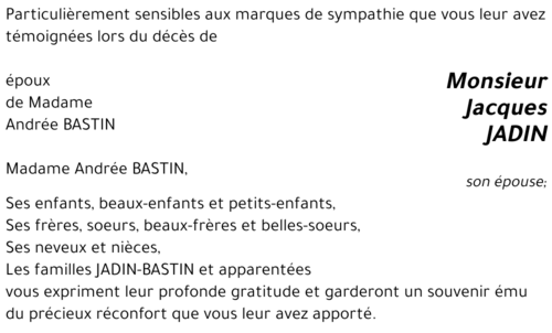 Jacques JADIN
