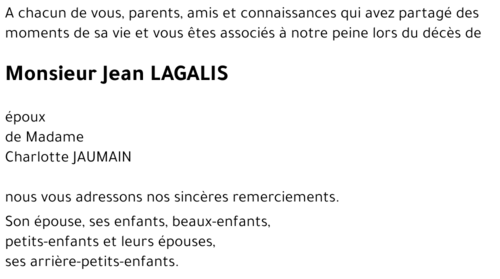 Jean LAGALIS