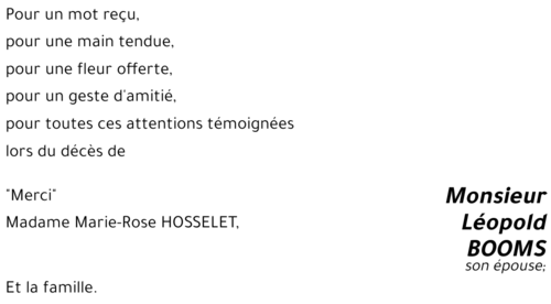 Léopold BOOMS