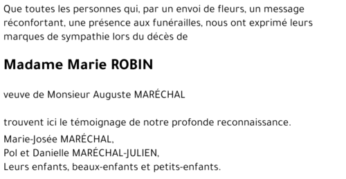 Marie ROBIN