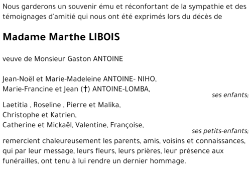 Marthe LIBOIS