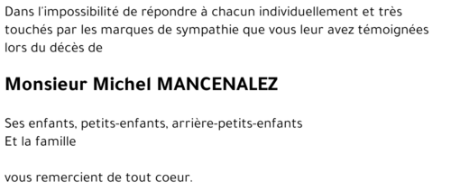 Michel MANCENALEZ