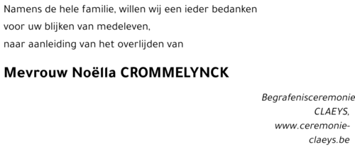 Noëlla CROMMELYNCK