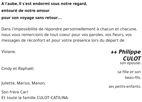 Philippe CULOT