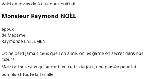 Raymond NOËL