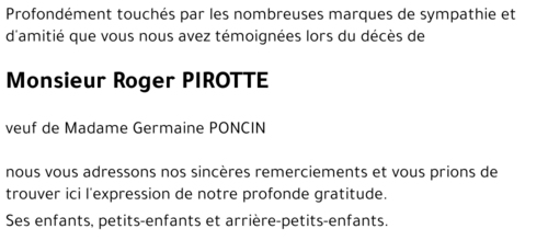 Roger PIROTTE