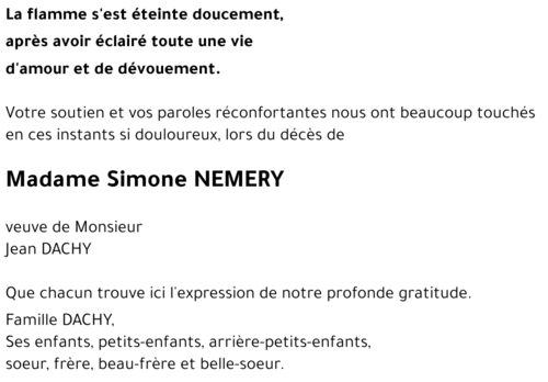 Simone NEMERY